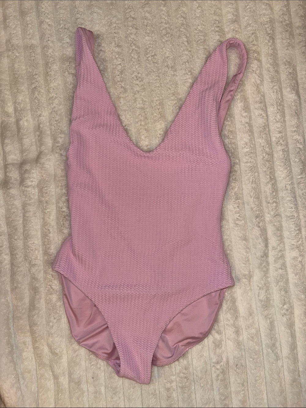 Londre Minimalist Pink Herringbone Rib Texture small